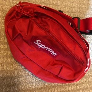 Red Supreme Fanny Pack